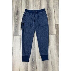 Under Armour Men's UA Fitted Speckle French Terry Jogger Sweatpants Blue Sz L